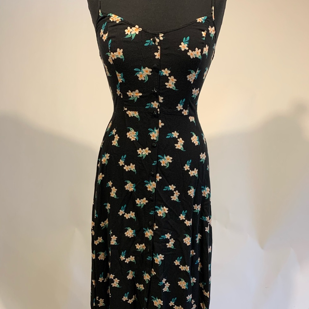 Hollister Maxi Button Down Tank Dress